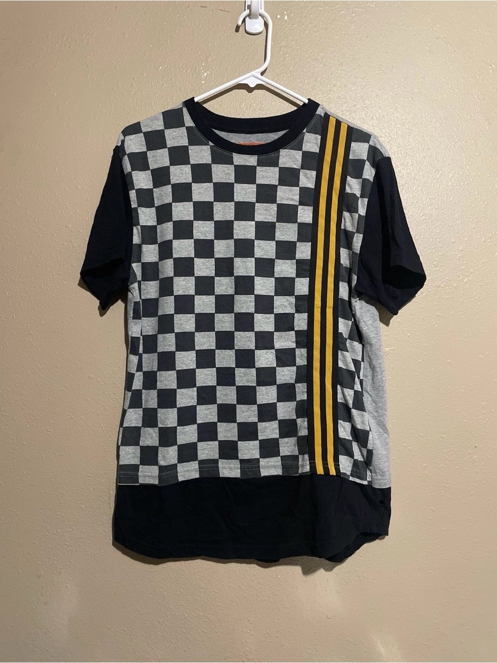 Rolling Papers Checkered Black Gray T-Shirt Women’s M